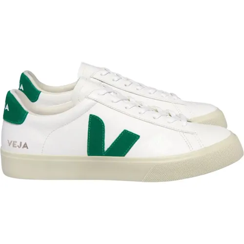 Sneakers, male, , Size: 11 US Sneakers with Green Logo - Veja - Modalova