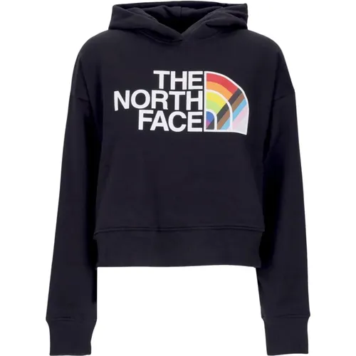 Regenbogen Stolz Schwarzer Hoodie Sweatshirt , Damen, Größe: M - The North Face - Modalova