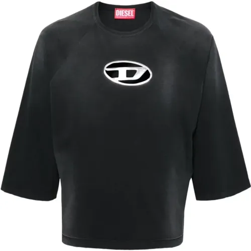 Mens Clothing T-Shirts Polos Ss24 , male, Sizes: M - Diesel - Modalova