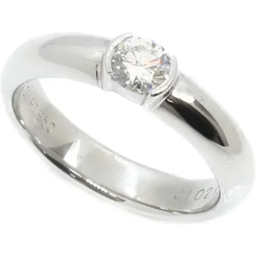 Pre-owned Jewellery, female, , Size: ONE SIZE Pre-owned Platinum rings - Tiffany & Co. Pre-owned - Modalova