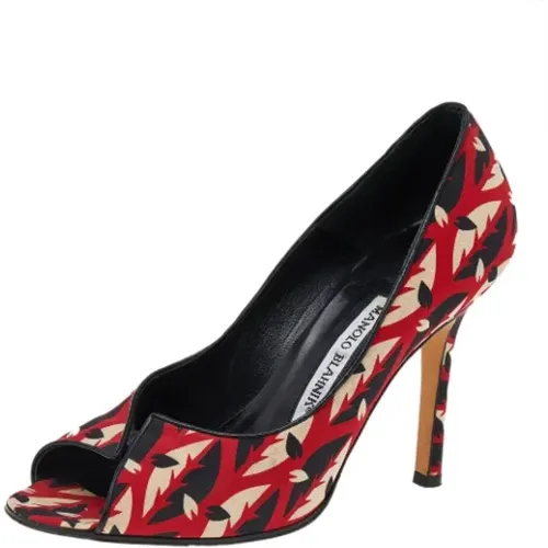 Pre-owned Stoff heels - Manolo Blahnik Pre-owned - Modalova