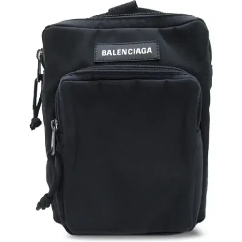 Pre-owned Cross Body Bags, female, , Size: ONE SIZE Pre-owned Canvas shoulder-bags - Balenciaga Vintage - Modalova