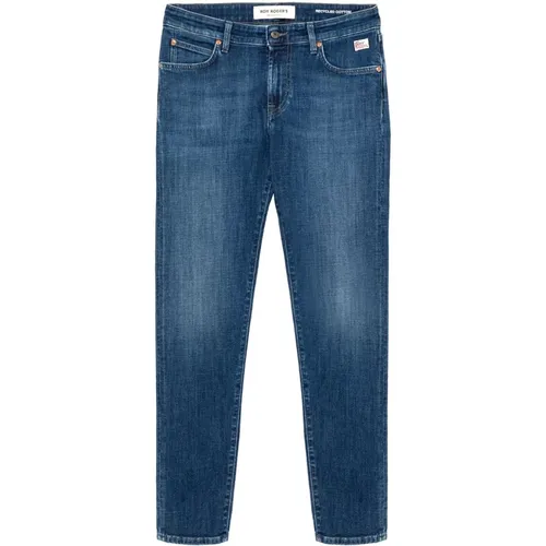 Dunkle Waschung Slim Fit Denim Jeans - Roy Roger's - Modalova