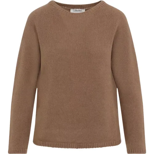 Kamel Pullover Sweater , Damen, Größe: M - Max Mara - Modalova