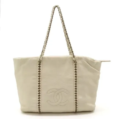 Pre-owned Tote Bags, female, , Size: ONE SIZE Pre-owned Leather totes - Chanel Vintage - Modalova