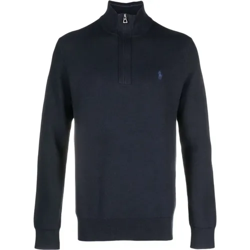 Blauer Baumwoll-Pullover mit langen Ärmeln - Polo Ralph Lauren - Modalova