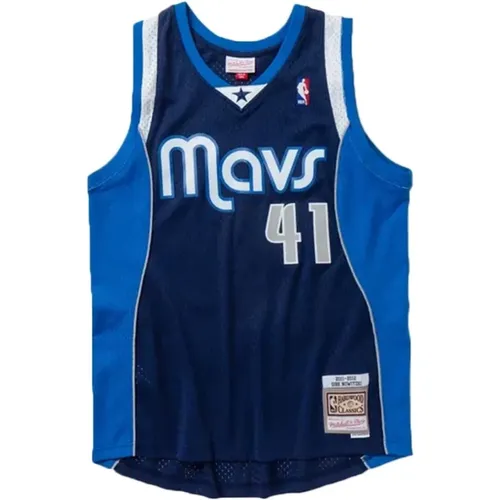 Sportswear, male, , Size: S Dallas Mavericks Swingman Jersey - Mitchell & Ness - Modalova