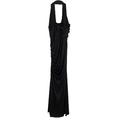 Pre-owned Silk dresses , female, Sizes: 2XS - Versace Pre-owned - Modalova