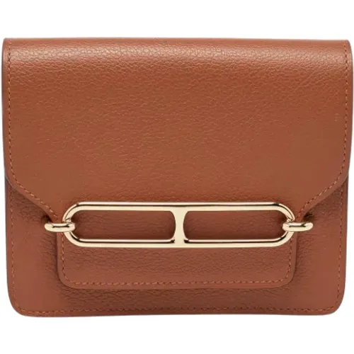 Pre-owned Wallets, female, , Size: ONE SIZE Pre-owned Leather wallets - Hermès Vintage - Modalova