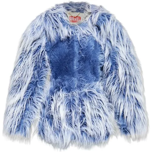 Fur coat W-Caby , female, Sizes: L - Diesel - Modalova