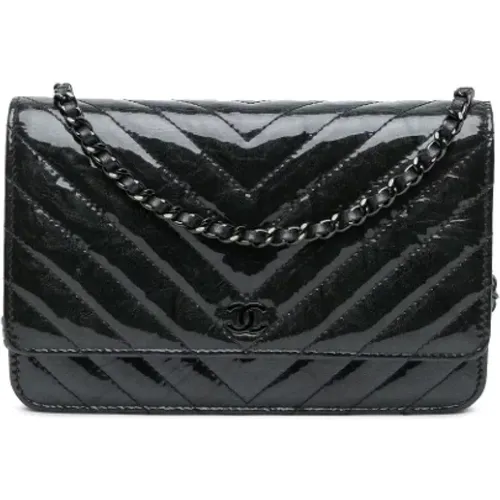 Pre-owned Cross Body Bags, female, , Size: ONE SIZE Pre-owned Leather crossbody-bags - Chanel Vintage - Modalova