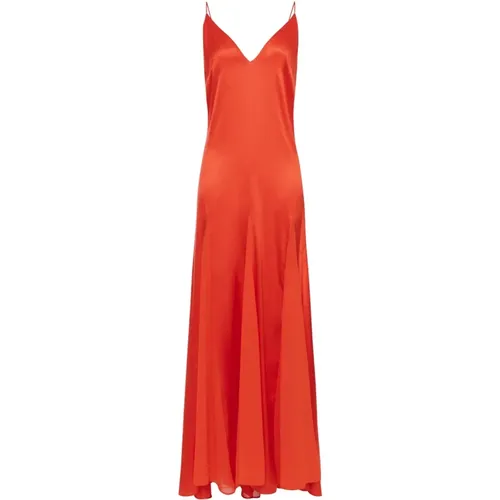 Coral Dresses for Women , female, Sizes: XS, M, S - Elisabetta Franchi - Modalova