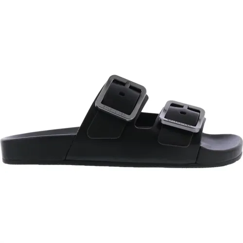 Sliders, female, , Size: 6 US Sheepskin Sandal Sliders - Balenciaga - Modalova