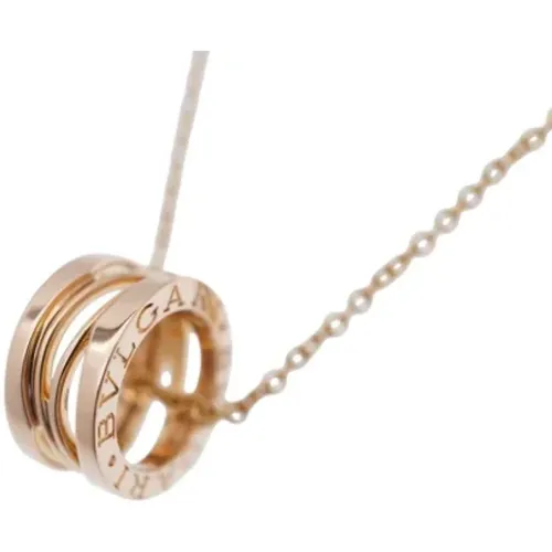 Pre-owned Jewellery, female, , Size: ONE SIZE Pre-owned Rose Gold necklaces - Bvlgari Vintage - Modalova