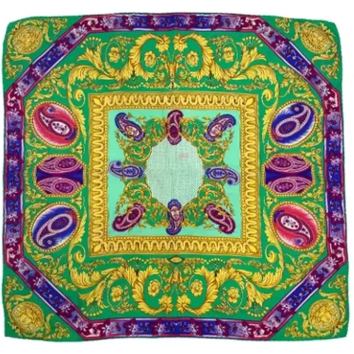 Pre-owned Scarves, female, , Size: ONE SIZE Pre-owned Fabric scarves - Versace Pre-owned - Modalova