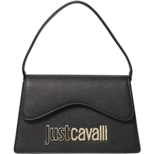Small Shoulder Bag Metal Logo , female, Sizes: ONE SIZE - Just Cavalli - Modalova