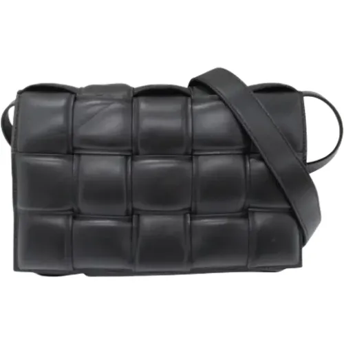 Pre-owned Cross Body Bags, female, , Size: ONE SIZE Pre-owned Leather shoulder-bags - Bottega Veneta Vintage - Modalova