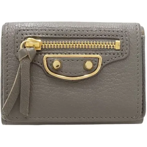 Pre-owned Wallets, female, , Size: ONE SIZE Pre-owned Leather wallets - Balenciaga Vintage - Modalova