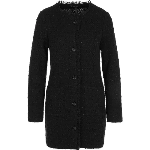 Bouclé Strickjacke , Damen, Größe: XL - Marc Cain - Modalova