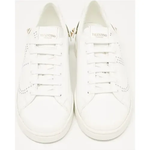 Pre-owned Leather sneakers , female, Sizes: 3 UK - Valentino Vintage - Modalova