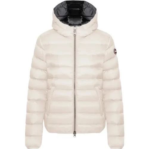 Short Down Jacket With Attached Hood , female, Sizes: M, 2XS, XS, XL, L, S - Colmar - Modalova