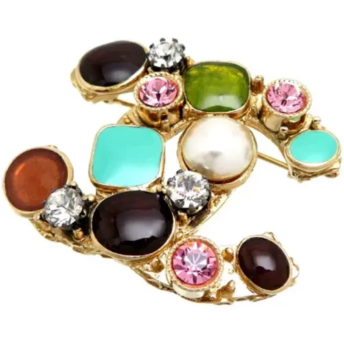 Pre-owned Jewellery, female, , Size: ONE SIZE Pre-owned Metal brooches - Chanel Vintage - Modalova