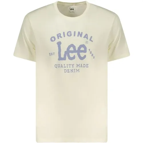 T-Shirts, male, , Size: 2XL Modern Classic Short Sve T-shirt - Lee - Modalova