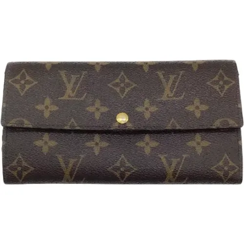 Pre-owned Wallets, female, , Size: ONE SIZE Pre-owned Leather Louis Vuitton Wallet - Louis Vuitton Vintage - Modalova