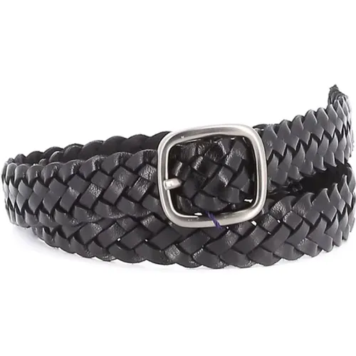 Belts, unisex, , Size: 110 CM Leather Braid Belt - Anderson's - Modalova