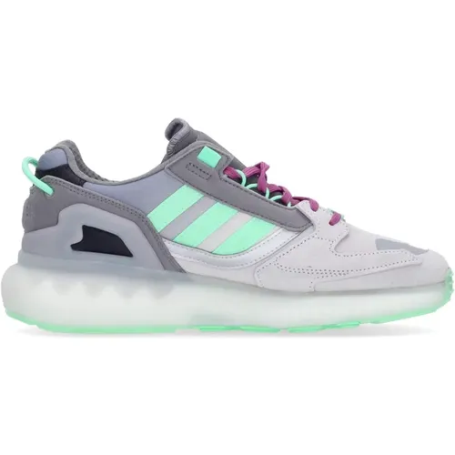 Boost Mens Low Sneaker Green Lilac , male, Sizes: 6 UK, 6 2/3 UK - Adidas - Modalova