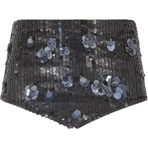 Sequin Embellished High Cut Shorts , female, Sizes: M - P.a.r.o.s.h. - Modalova