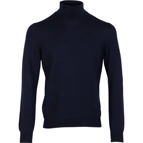 Turtlenecks, male, , Size: 3XL Timeless Dark Turtleneck - Gran Sasso - Modalova