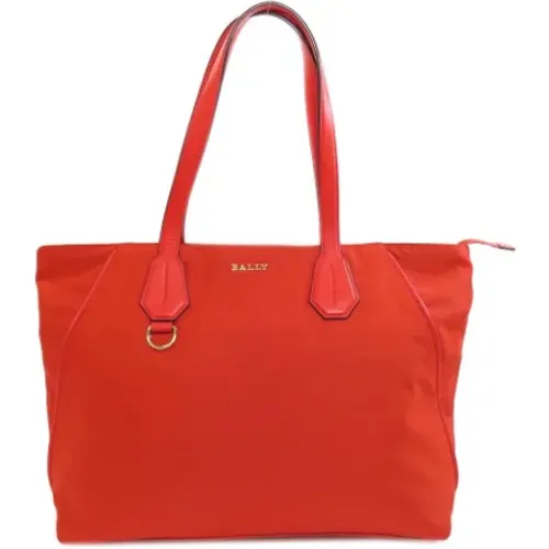 Pre-owned Tote Bags, female, , Size: ONE SIZE Pre-owned Nylon shoulder-bags - Bally Pre-owned - Modalova
