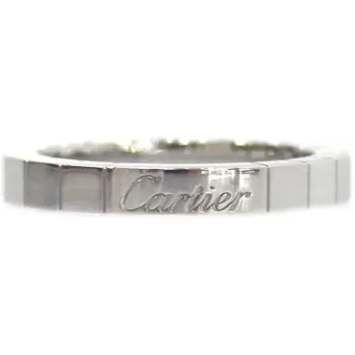 Pre-owned Jewellery, female, , Size: ONE SIZE Pre-owned White Gold rings - Cartier Vintage - Modalova