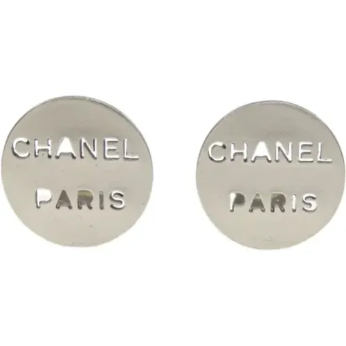 Pre-owned Jewellery, female, , Size: ONE SIZE Pre-owned Metal earrings - Chanel Vintage - Modalova