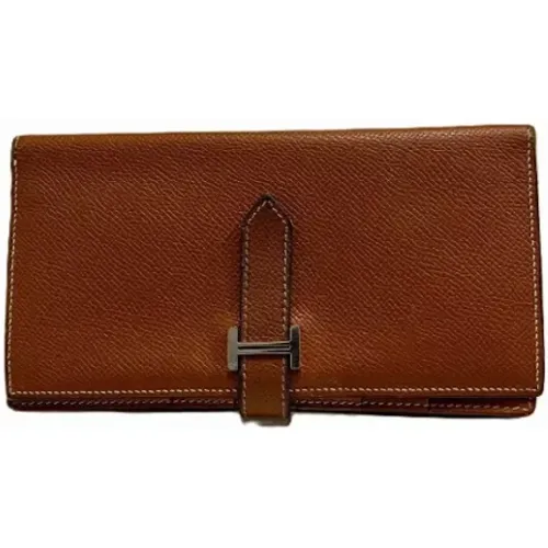 Pre-owned Wallets, female, , Size: ONE SIZE Pre-owned Leather wallets - Hermès Vintage - Modalova