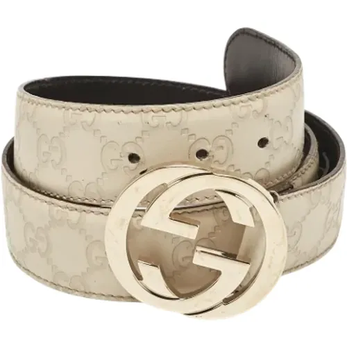 Pre-owned Leather belts , female, Sizes: ONE SIZE - Gucci Vintage - Modalova