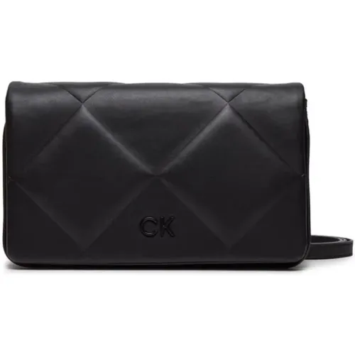 Cross Body Bags, female, , Size: ONE SIZE Quilted Shoulder Bag for Women - Calvin Klein - Modalova