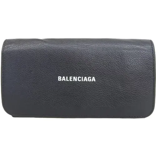 Pre-owned Wallets, female, , Size: ONE SIZE Pre-owned Leather wallets - Balenciaga Vintage - Modalova