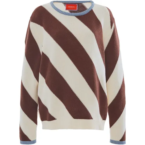 Veneziana Sweater , female, Sizes: S, XL, L, M - La DoubleJ - Modalova