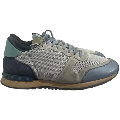 Pre-owned Sneakers, male, , Size: 8 1/2 US Pre-owned Canvas sneakers - Valentino Vintage - Modalova