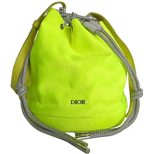 Pre-owned Bucket Bags, female, , Size: ONE SIZE Pre-owned Nylon dior-bags - Dior Vintage - Modalova