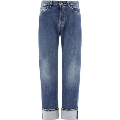 Turn-up Jeans aus Baumwolle - alexander mcqueen - Modalova