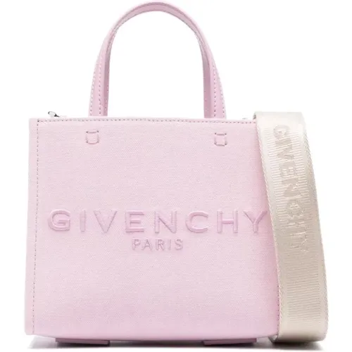 Rosa Schultertasche für Frauen,Mini G-Tote Einkaufstasche - Givenchy - Modalova