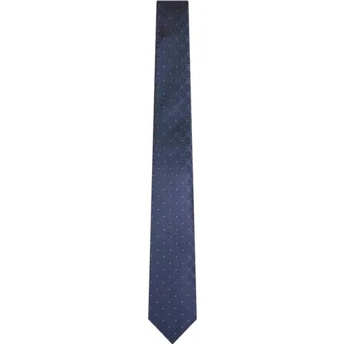 Ties, male, , Size: ONE SIZE Silk Jacquard Tie - Giorgio Armani - Modalova