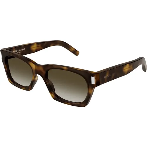 New Wave Rechteckige Sonnenbrille , unisex, Größe: 54 MM - Saint Laurent - Modalova