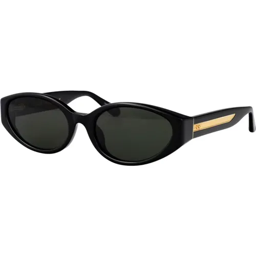 Sunglasses, female, , Size: 59 MM Stylish Lyra Sunglasses for Summer - Linda Farrow - Modalova