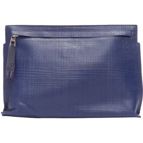 Pre-owned Clutches, male, , Size: ONE SIZE Pre-owned Leather clutches - Loewe Pre-owned - Modalova