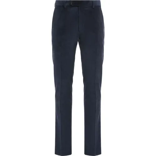 Straight Trousers, male, , Size: M Carlon-VES Corduroy Trousers - Moorer - Modalova