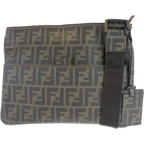 Pre-owned Cross Body Bags, male, , Size: ONE SIZE Pre-owned Canvas fendi-bags - Fendi Vintage - Modalova